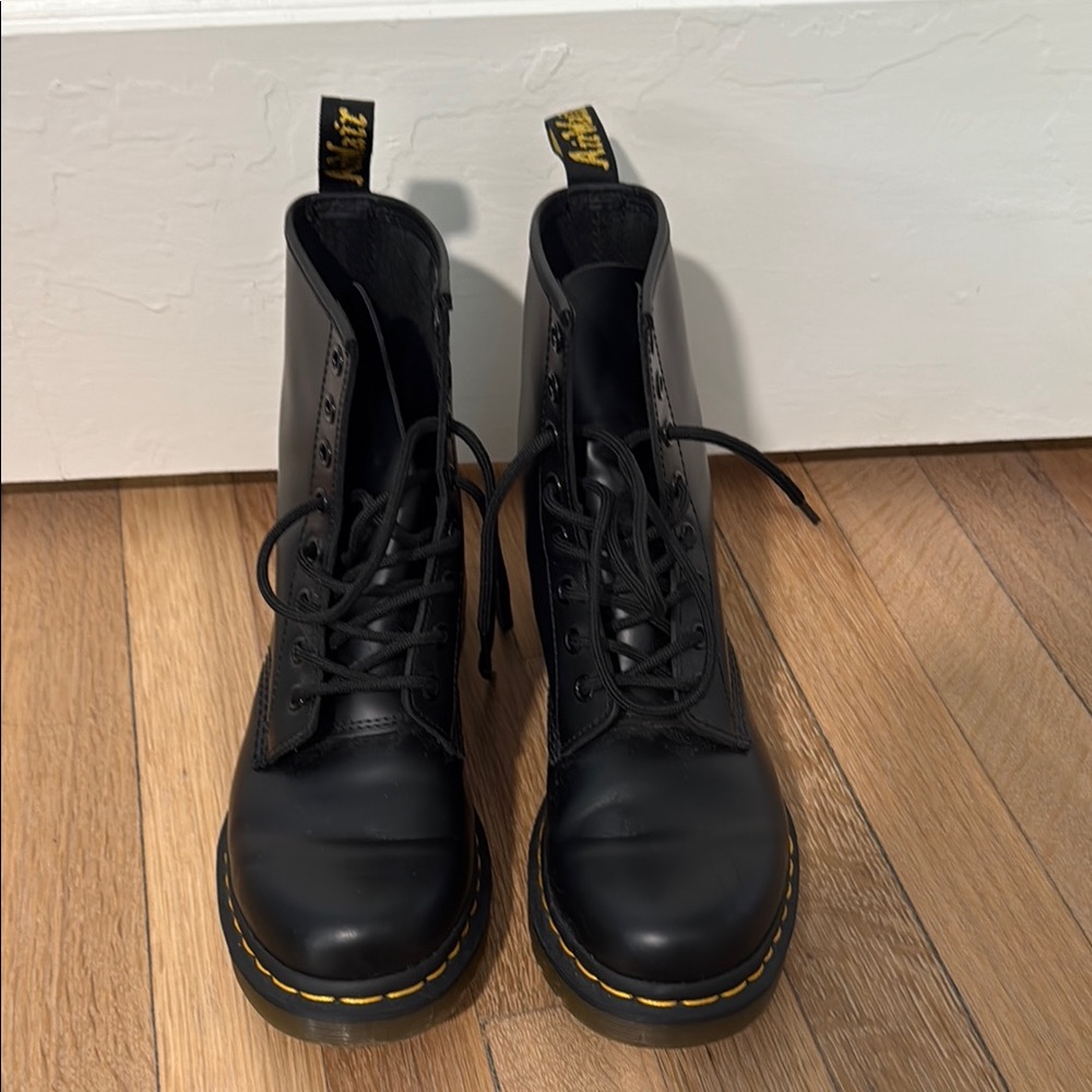 Dr. Martens Black Leather Boots